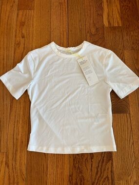 H&M Move workout White Short Sleeve Crewneck